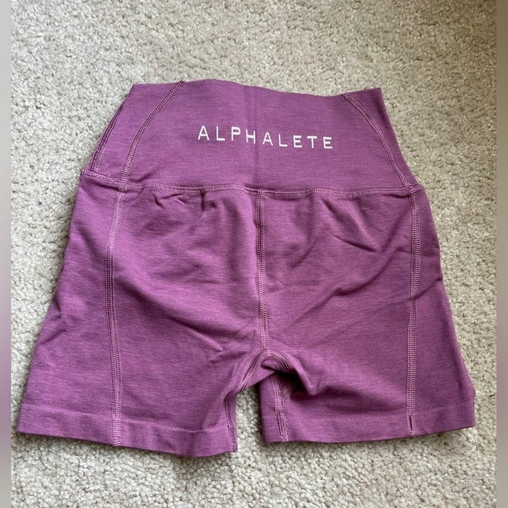 Alphalete Amplify Women's Purple Shorts Size XS